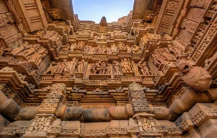 Khajuraho Temples - TOP TEN FAMOUS TEMPLES IN INDIA