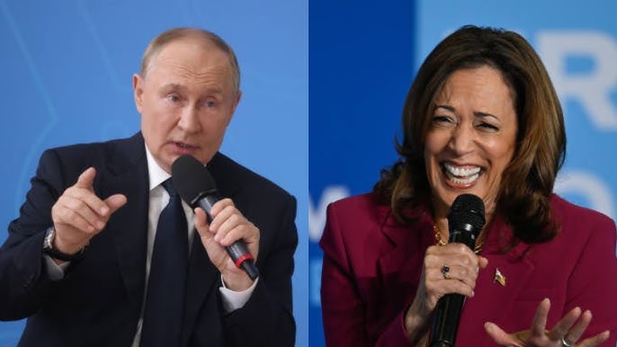 Teasing Putin says Russia backs Kamala Harris, cites her 'infectious' laugh