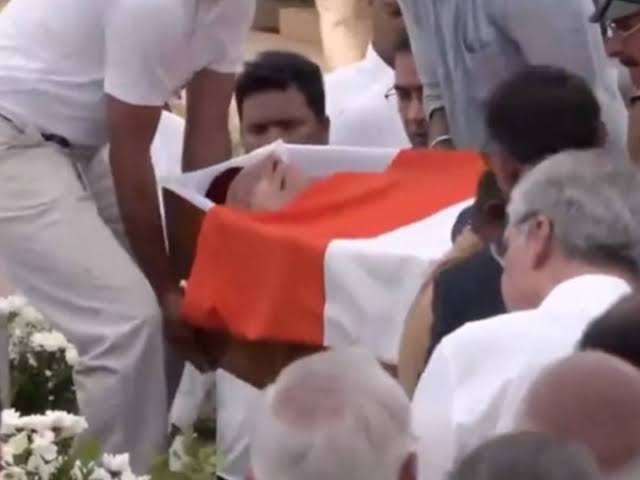 Mortal remains of Ratan Tata being taken from Mumbai’s NCPA to Worli for final rites